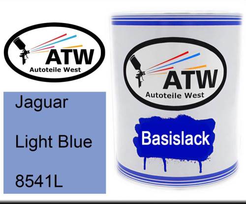 Jaguar, Light Blue, 8541L: 1L Lackdose, von ATW Autoteile West.